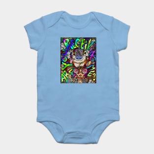 Ren and Stimpy Fan Art - Are You Receiving Me? by Vagabond The Artist Baby Bodysuit